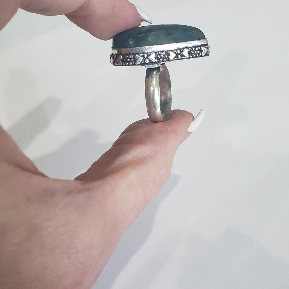 Copper Apatite 925 Stamped Gemstone Ring. New - Never worn - Picture 12 of 12